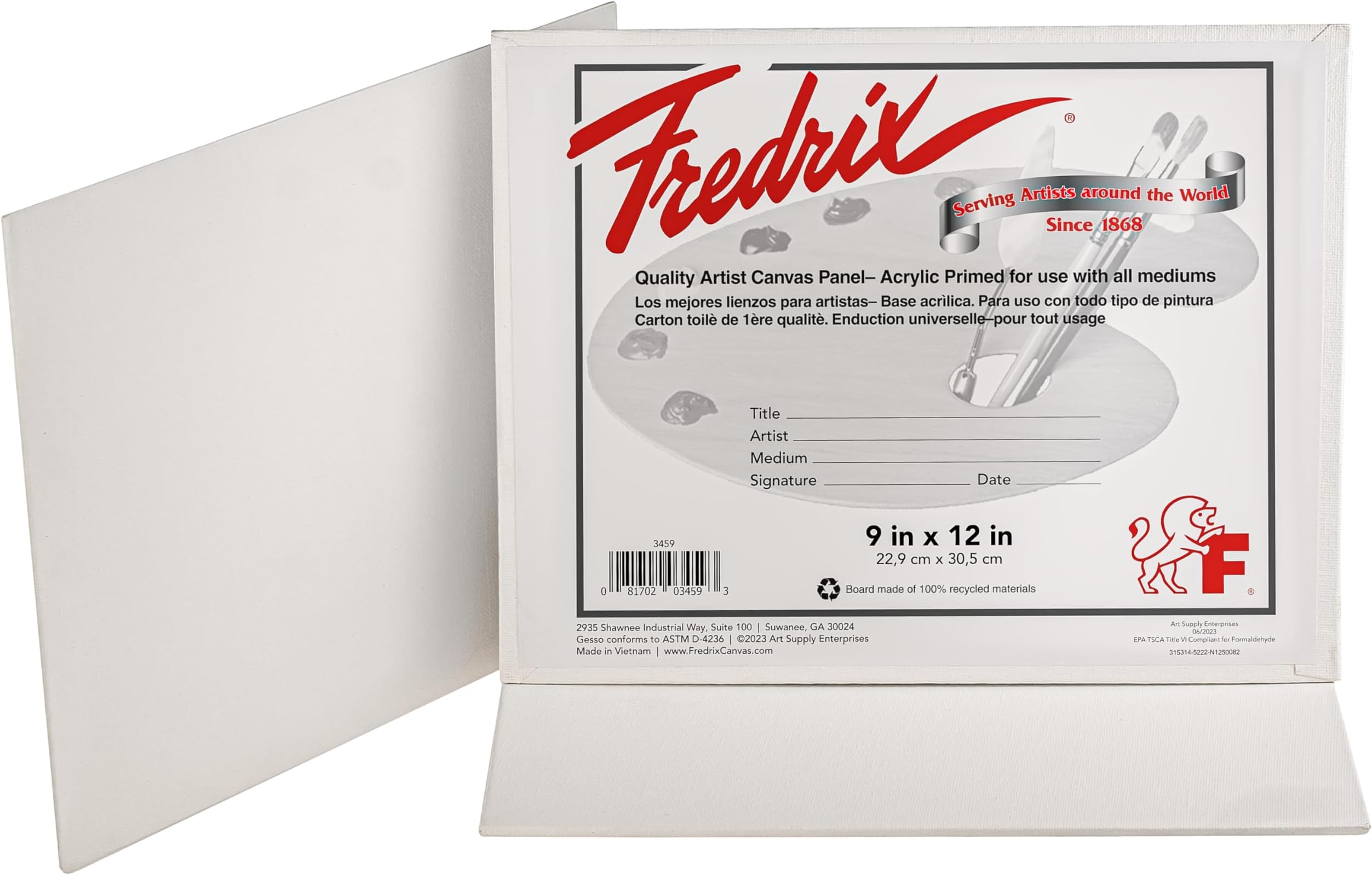 Tara Fredrix Canvas Panel-9"X12"