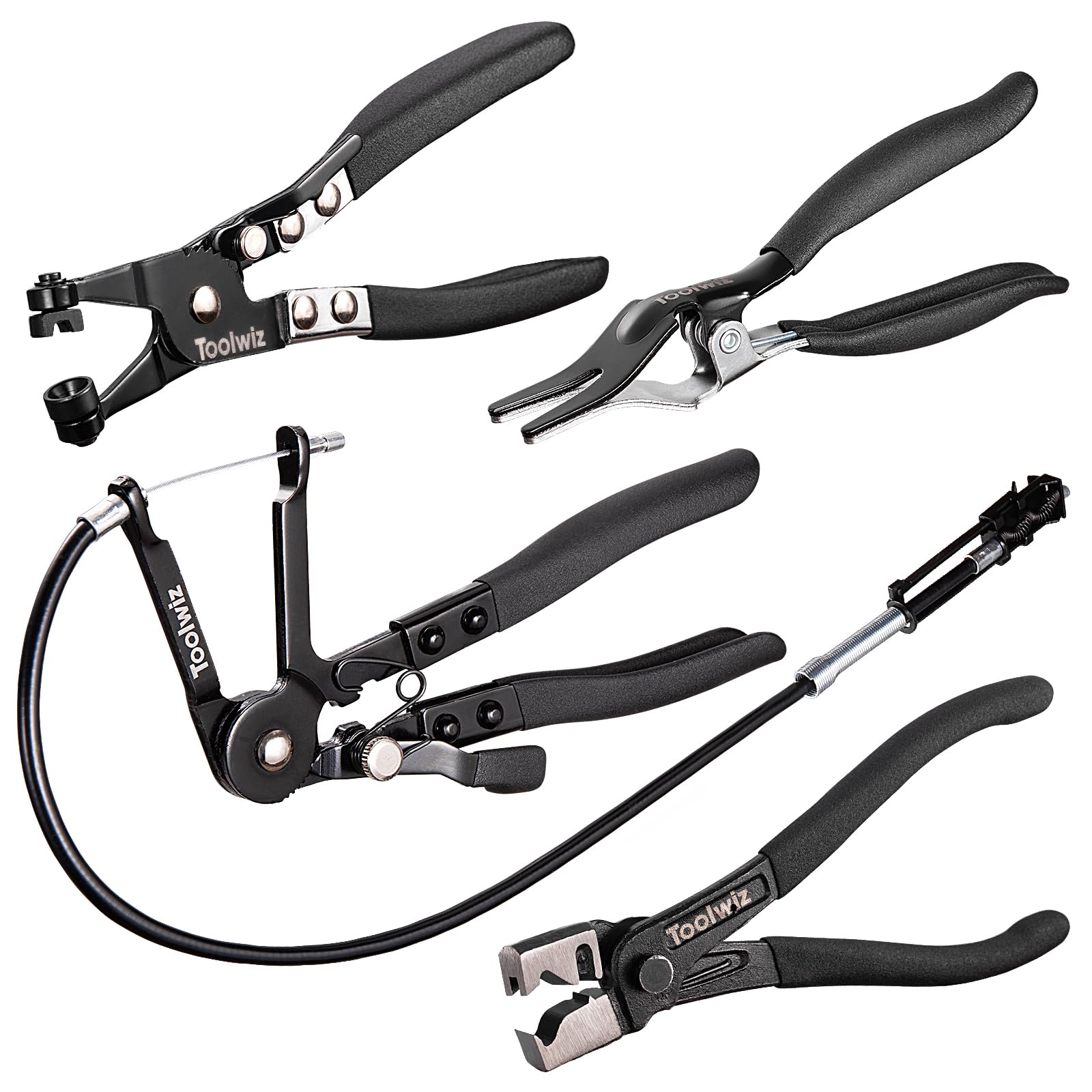 Toolwiz(ツールウィッズ) ホースクランププライヤー 4点セット 自動車用…
