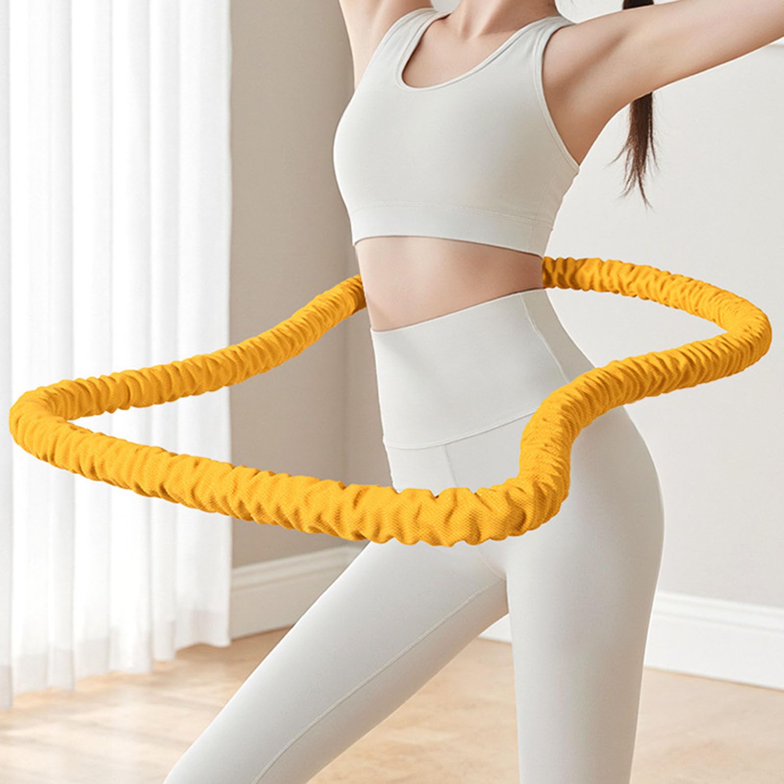 Cerchio flessibile per esercizi in acciaio a molla per le donne protezioni per la vita Design confortevole Fitness Attrezzature per il fitness a casa morbido elastico per esercizi