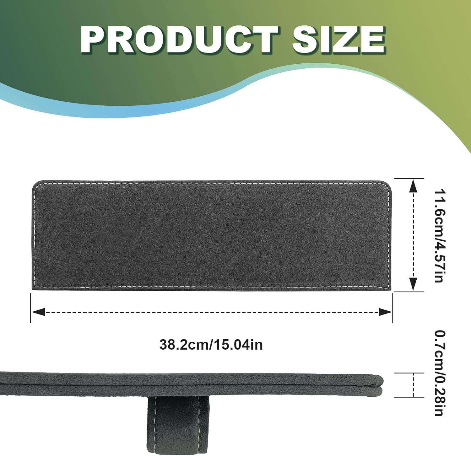 Car Sun Visor Extender, Anti-Glare Sunvisor Extension Shade Attachment for Safe Driving, Clip-On Sun Blocker Sunshade Extender Accessories Universal for SUV, Truck, Sedan(Gray)