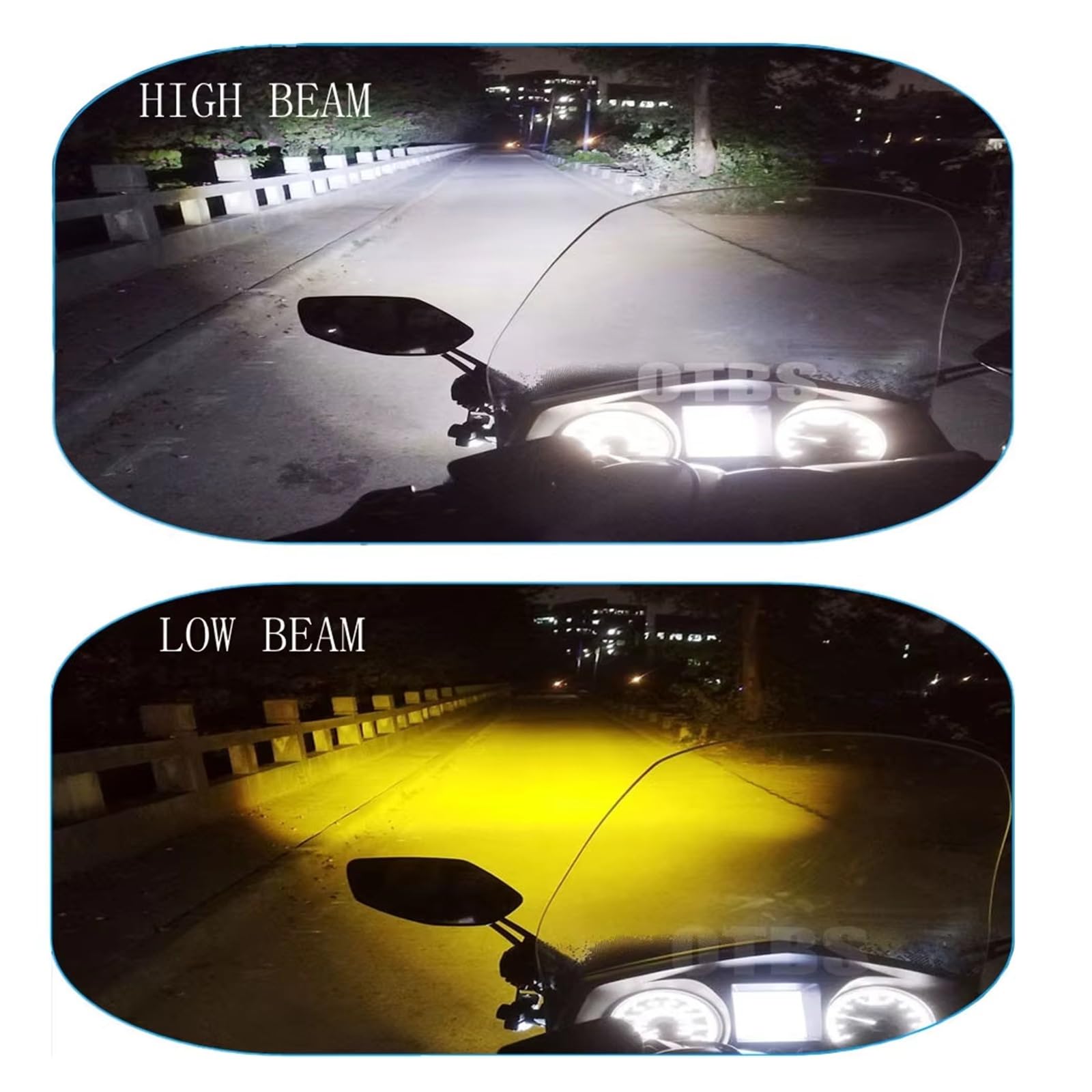 Proyector Moto Faros Delanteros Faros Antiniebla Luz Led Conducción Auxiliar Foco Faro Intermitente Doble Color Farol Moto Lámpara Antiniebla