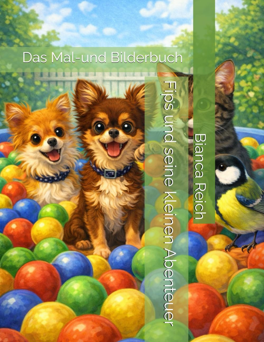 Fips und seine kleinen Abenteuer: Das Mal-und Bilderbuch