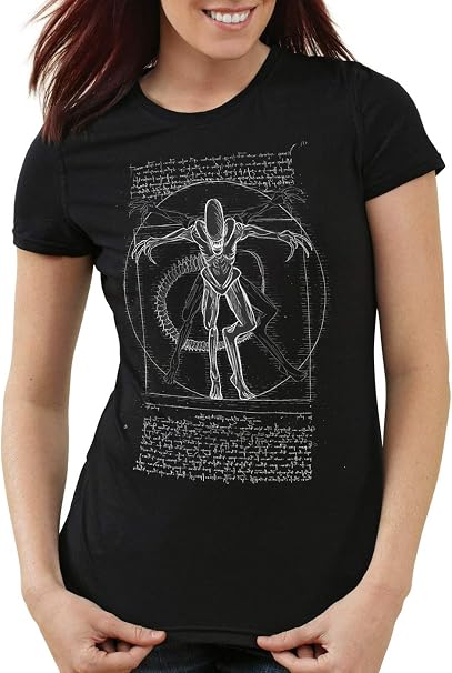 style3 Alien Nightmare T-Shirt Femme xénomorphe Ripley