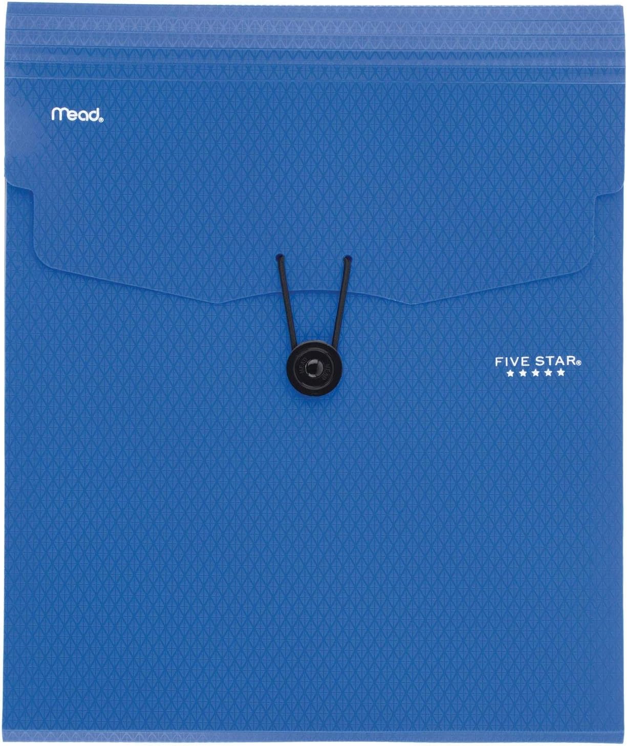 Five Star Expanding File Folder, 5-Pocket Vertical Expandable File Folder, Red (72693)