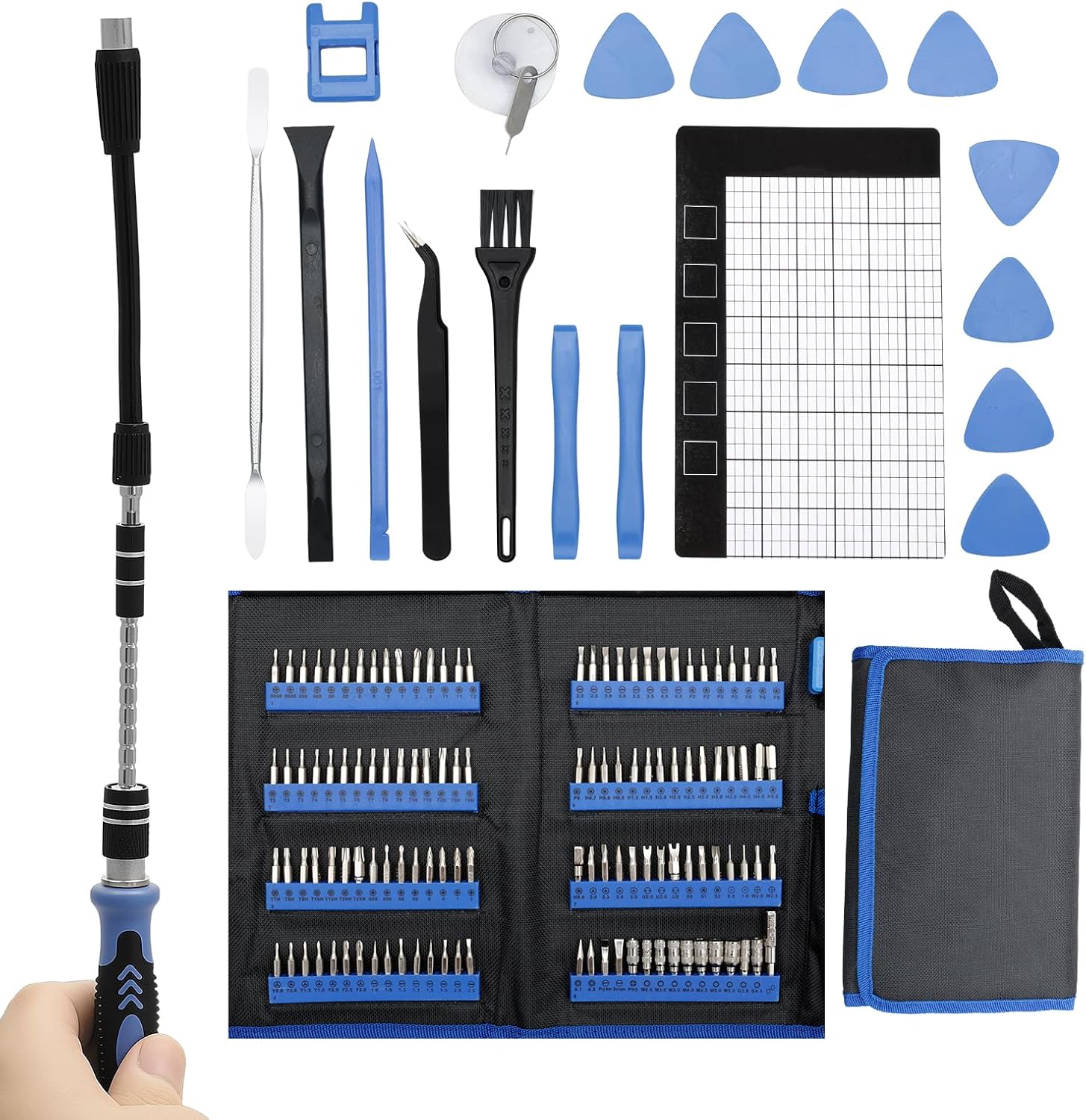 Electronics Precision Screwdriver Sets 141PCS Magnetic Repair Tool Ki with 120 Bits for iPhone, MacBook, Computer, Laptop, PC, Tablet, PS4, PS5, Xbox, Game Console Electronics Precision Screwdriver Sets 141PCS Magnetic Repair Tool Ki with 120 Bits for iPhone, MacBook, Computer, Laptop, PC, Tablet, PS4, PS5, Xbox, Game Console