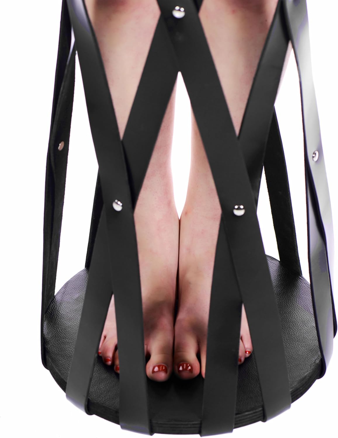 Hanging Leather Strap Cage