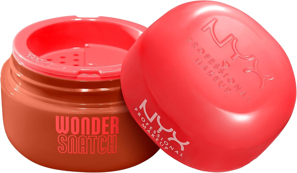 NYX PROFESSIONAL MAKEUP Wonder Snatch fijador en polvo, polvos sueltos levantadores con hasta 16 horas de duración - Cacao Craze (translúcido profundo)