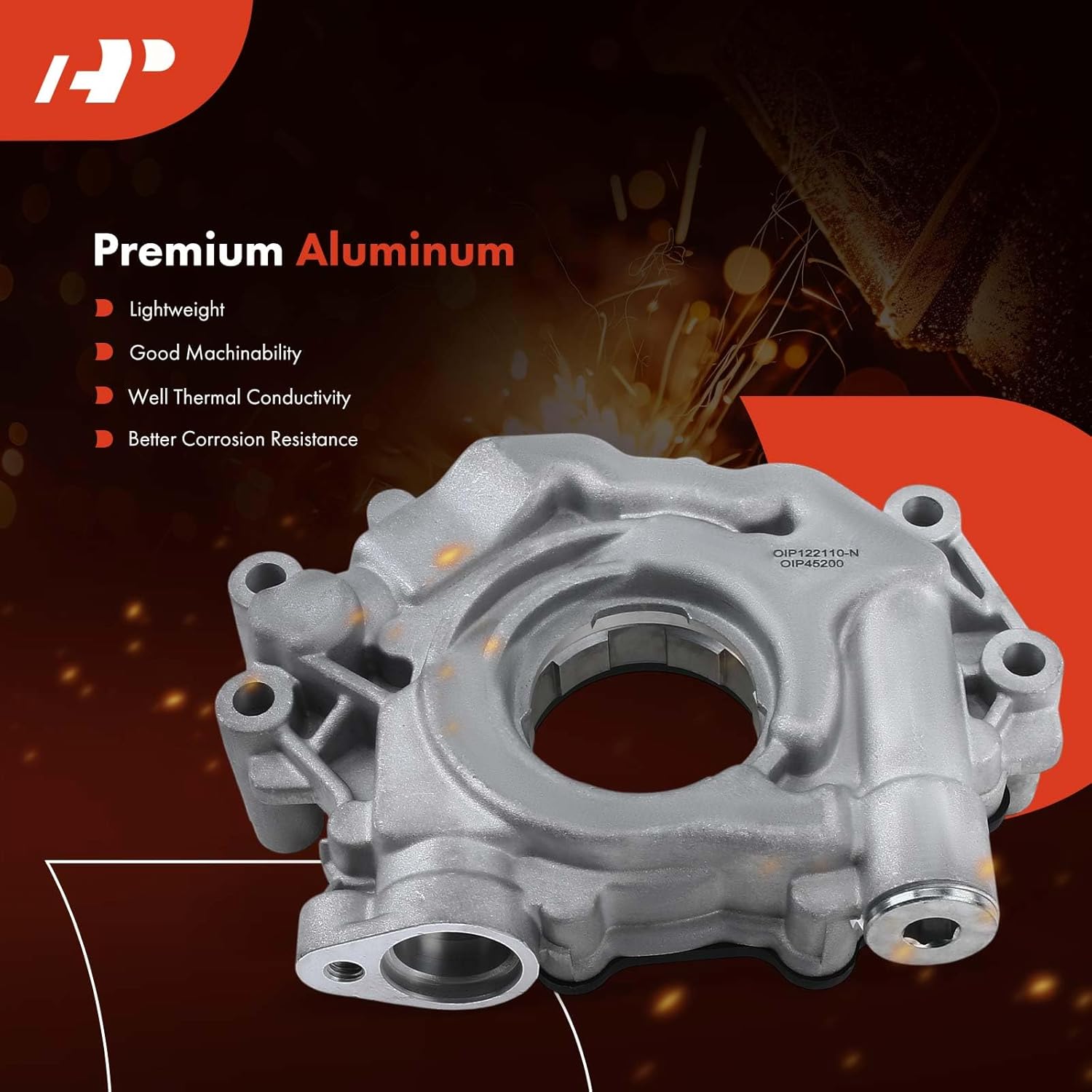 A-Premium Engine Oil Pump Compatible with Dodge Ram 1500 2500 3500 Durango Challenger Charger Jeep Grand Cherokee Wagoneer Chrysler 300 Aspen Ram, V8 5.7L OHV, Replace# 53021622BF, 53021622BG
