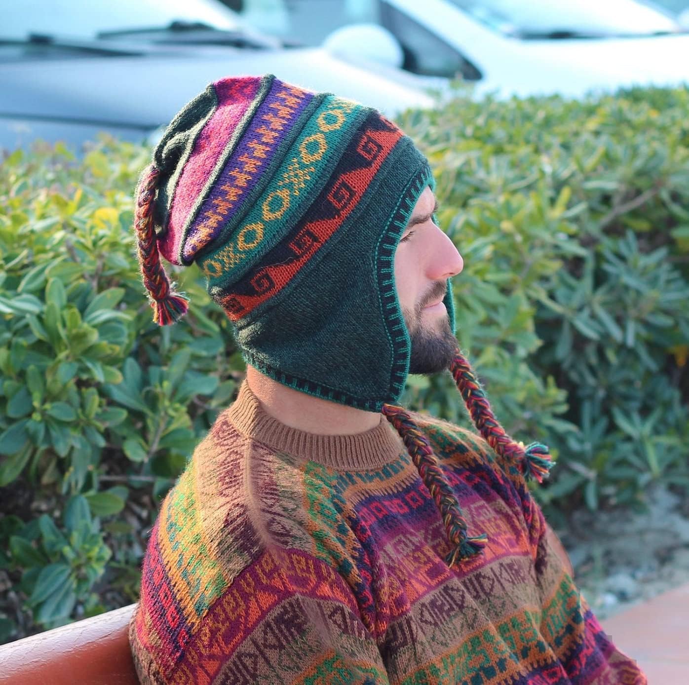 Peruvian Beanie Alpaca Hat, for Women and Men, Soft and Warm hat, Peruvian hat Made in Peru, Soft, Light and Resistant Alpaca