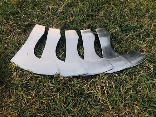 Miniatura 3 de Viking store Lote de 5 cabezas de hacha hechas a mano, acero inoxidable de alto carbono, solo hacha de cabeza vikinga, hacha preciosa, regalo de