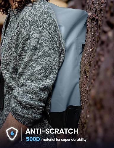 Vista 4 de Lamicall Dry Bag - Mochila impermeable - duradera y flotante 5L10L20L30L40L Bolsa grande a prueba de agua con funda impermeable para teléfono