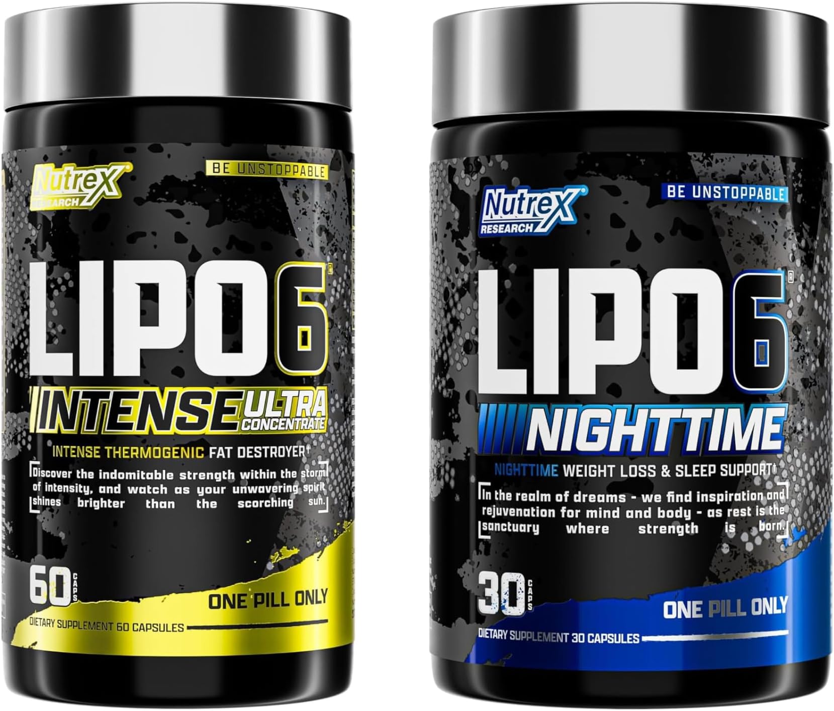 Lipo 6 Intense and Nighttime AM/PM Bundle