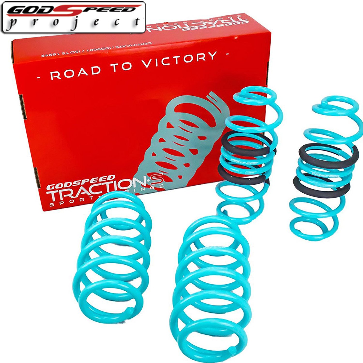Godspeed Traction-S Lowering Spring Set For Audi A4 2009-2016 B8 (LS-TS-AI-0005)