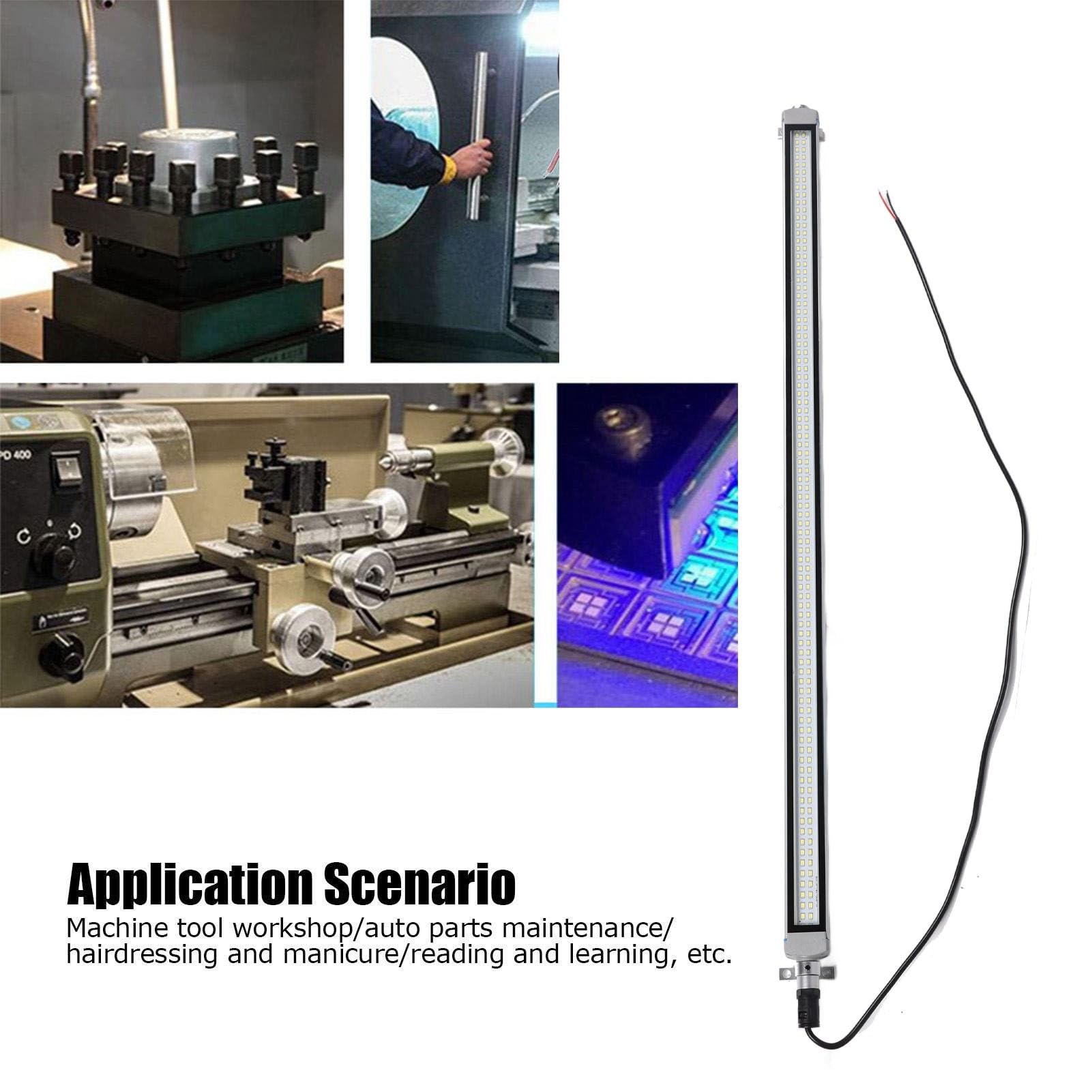 Luce per macchina a LED, 24V 30,7 pollici Illuminazione a LED antideflagrante Lampada da lavoro a LED per tubo per macchina impermeabile, Luce per tubo da lavoro per macchina CNC