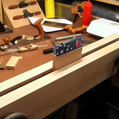 Miniatura 2 de Plano de esquina  Plano de bloque de 45  Herramienta de aplanamiento de esquina de borde con localizador auxiliar, cepilladora de chaflán de mano