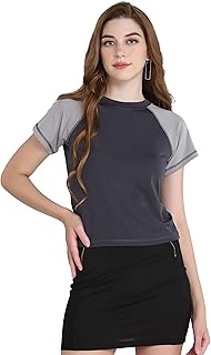 Leriya Fashion Cape Sleeve Cropped Tops Athletic Workout Athletic Yoga Gym Crop Tops for Women