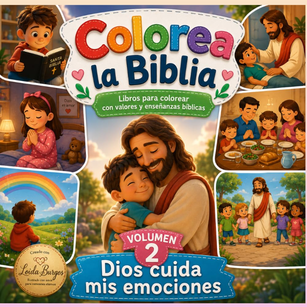 Dios cuida mis emociones (Colorea la Biblia)