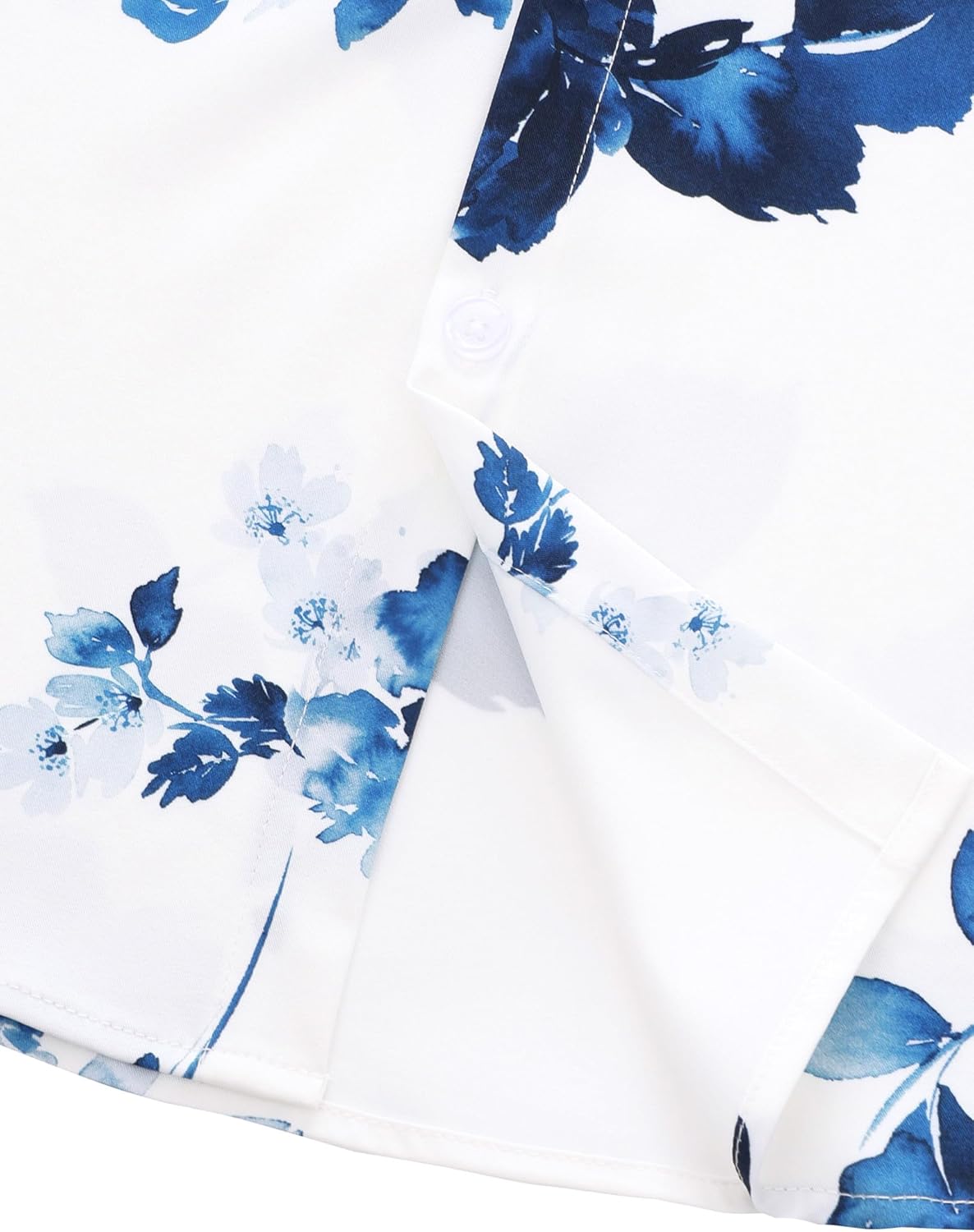 Mens Hawaiian Skull Floral Shirt Short Sleeve Button Down Funny Skeleton Holiday Shirts Casual Tropical Shirt - Image 5