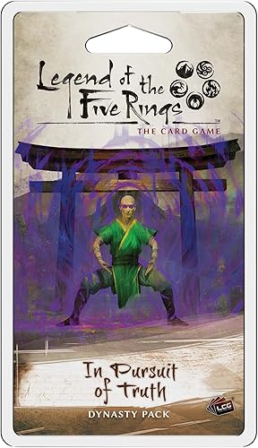 Legend of The Five Rings The Card Game in Pursuit of Truth Dynasty Pack Tactical Strategy Game for Adults and Teens Ages 14+ 2 Players Avg.