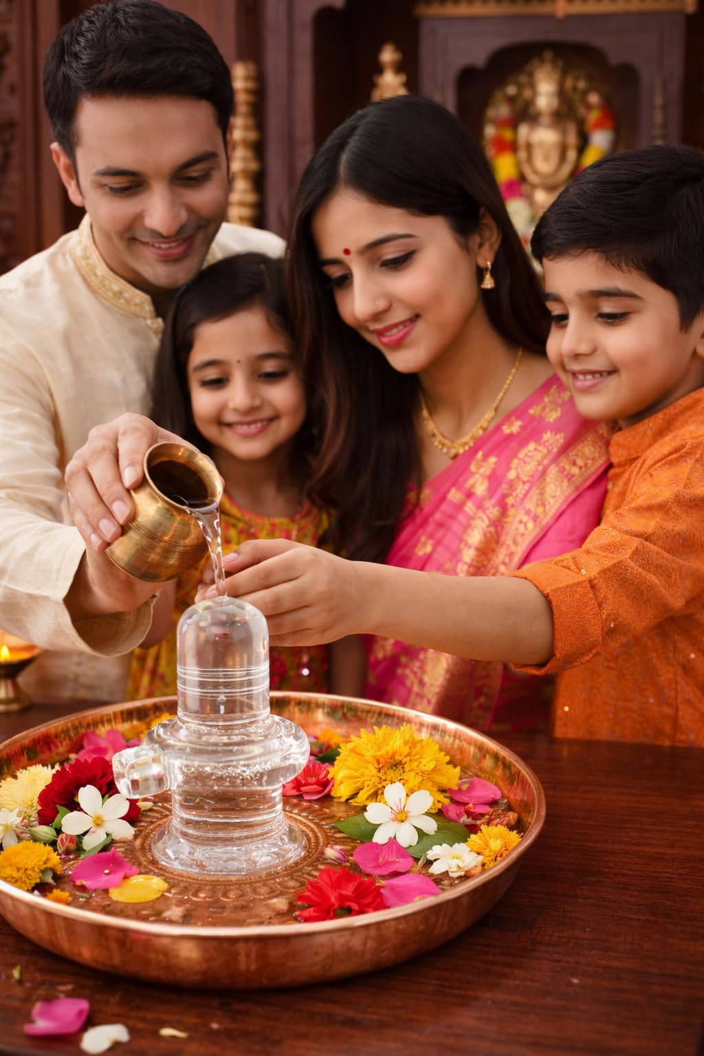 Vooli Original Sphatik 80 to100g Clear Quartz Crystal Shivling Puja, Meditation & Energy Healing Transparent Shiva Lingam Idol for Home Crystal Shivling Transparent Shiva Lingam Idol, Height 6 cm 5 3