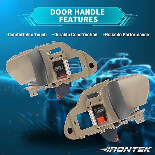 Miniatura 6 de IRONTEK 1 par de manijas interiores de puerta para el lado del conductor y del pasajero para Chevrolet CK Tahoe 95-00 Chevrolet Silverado 95-00 GMC