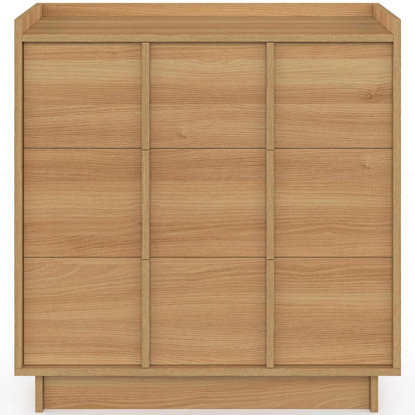 IDMarket - Kommode Rosie 3 Schubladen 80 cm Buche-Optik Minimalistisches Design