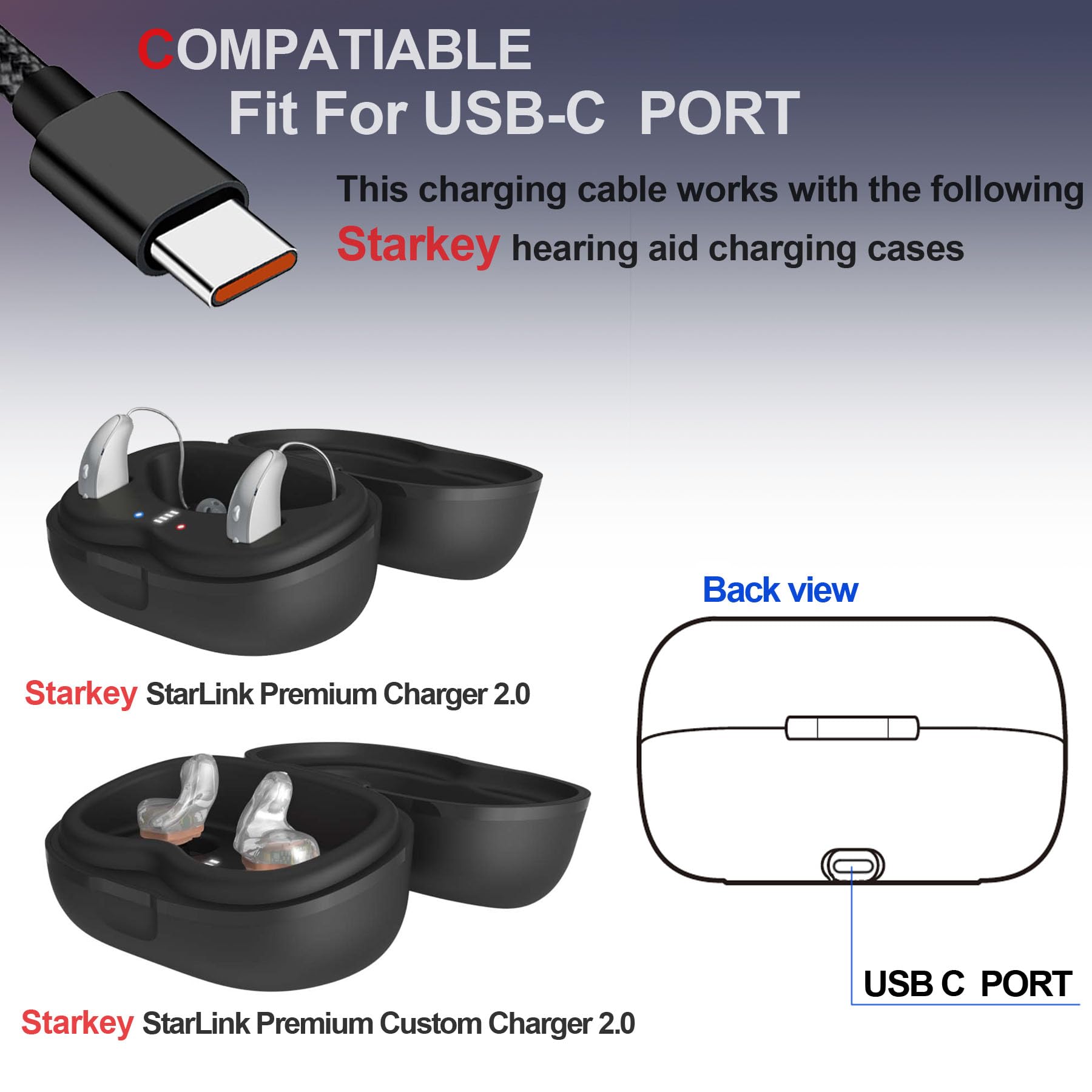 Cavo di ricarica con spazzola elettrica USB-C per Leebein, YKYI, Highyes, Yesayce, TUYU, Momk Spin Scrubber elettrico, cavo di ricarica | Cavo di ricarica veloce in nylon intrecciato da 1,9 m