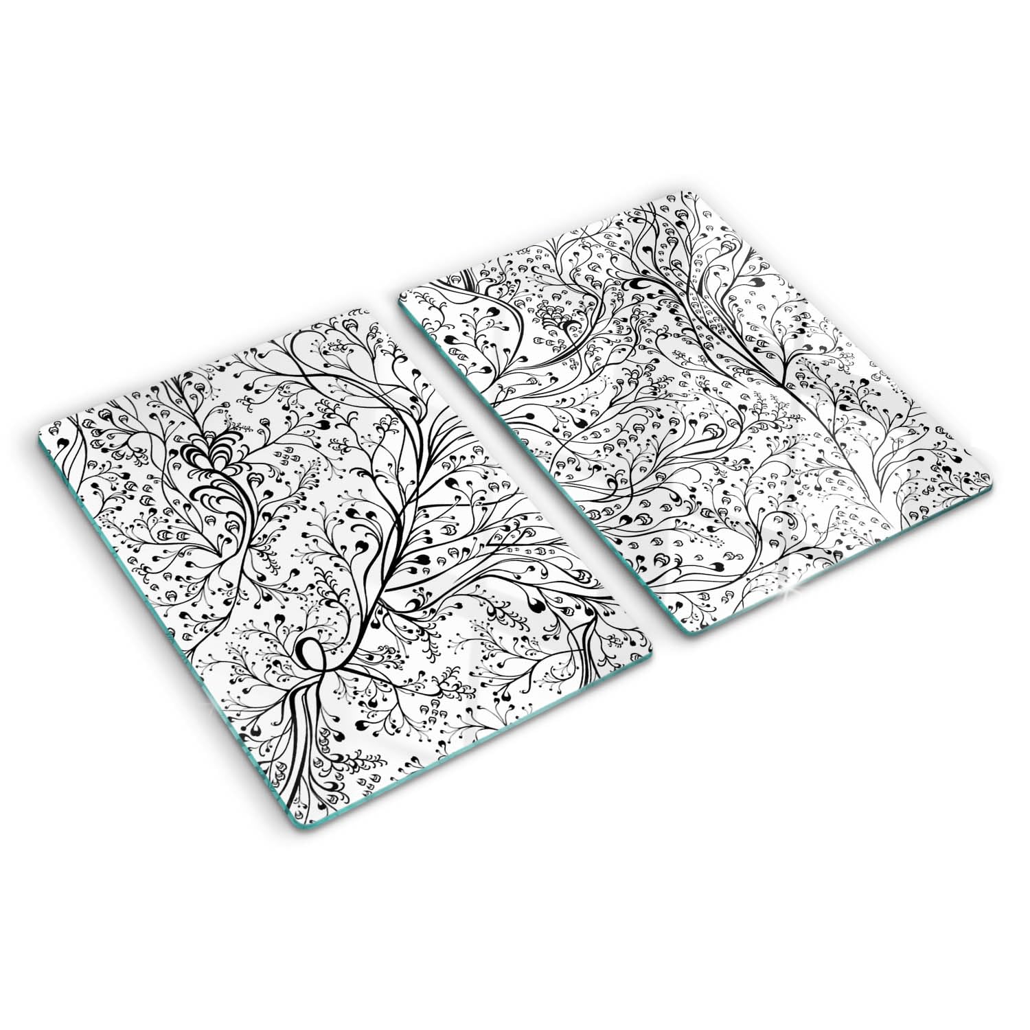 Planche en verre trempé 2x40x52 cm aux finitions de prestige avec bords polis