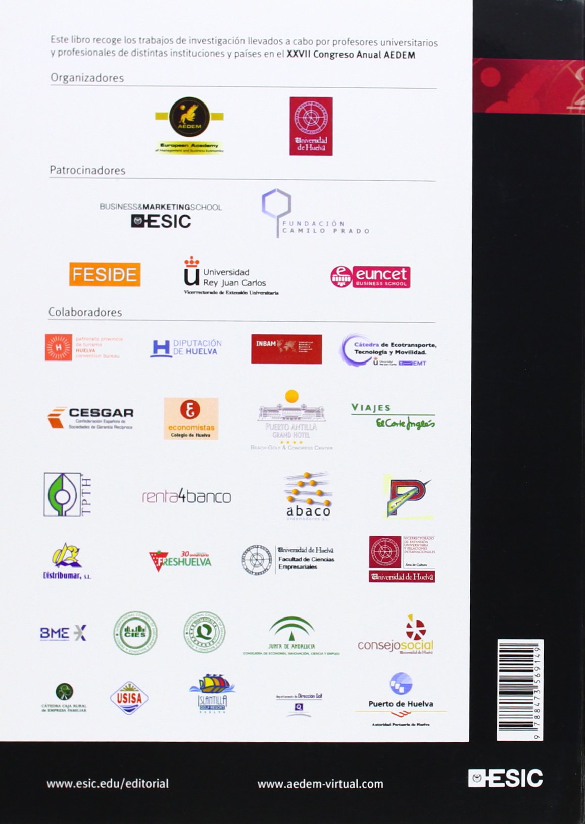 Descubriendo nuevos horizontes en Administración. XXVII Congreso Anual AEDEM (Libros profesionales)