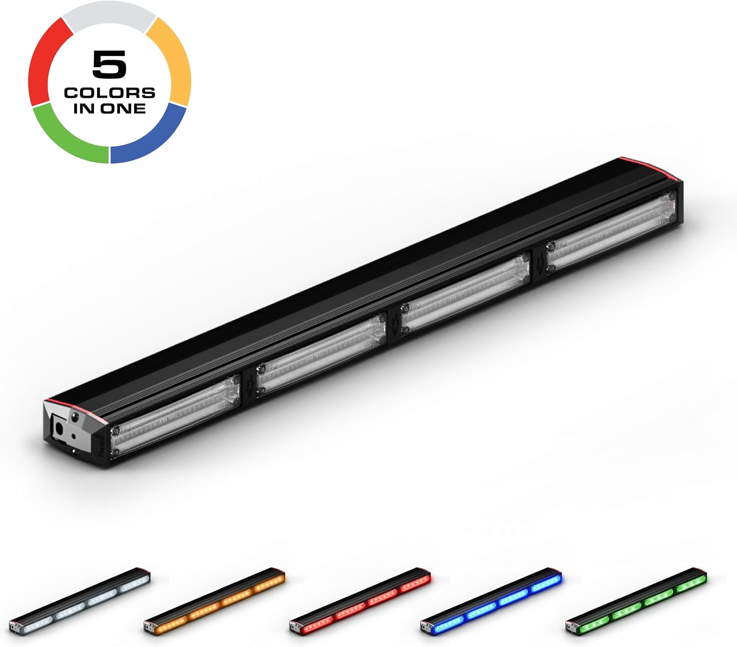 Feniex Quantum 400 Lightstick | Tri Color | Programmable Multicolor Modules | 108 LEDs, Super Bright 3 Watt LEDs, SAE Class 1