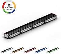 Vista 2 de Feniex Quantum 400 Lightstick Color Quint Módulos programables rojo-azul-ámbar-blanco-verde 108 LED, LED superbrillantes de 3 W, clase SAE 1