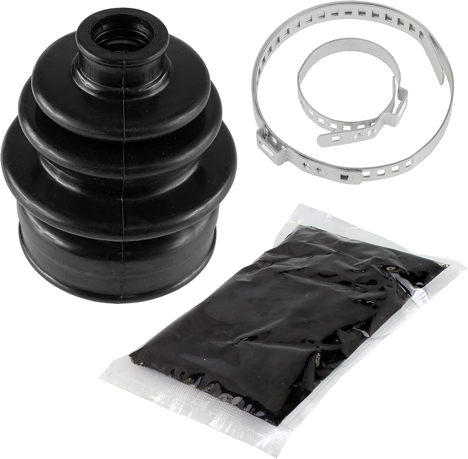 Caltric Rear Axle Inner CV Boot Kit Compatible with Yamaha Grizzly 450 YFM450 4X4 2011 2012 2013 2014