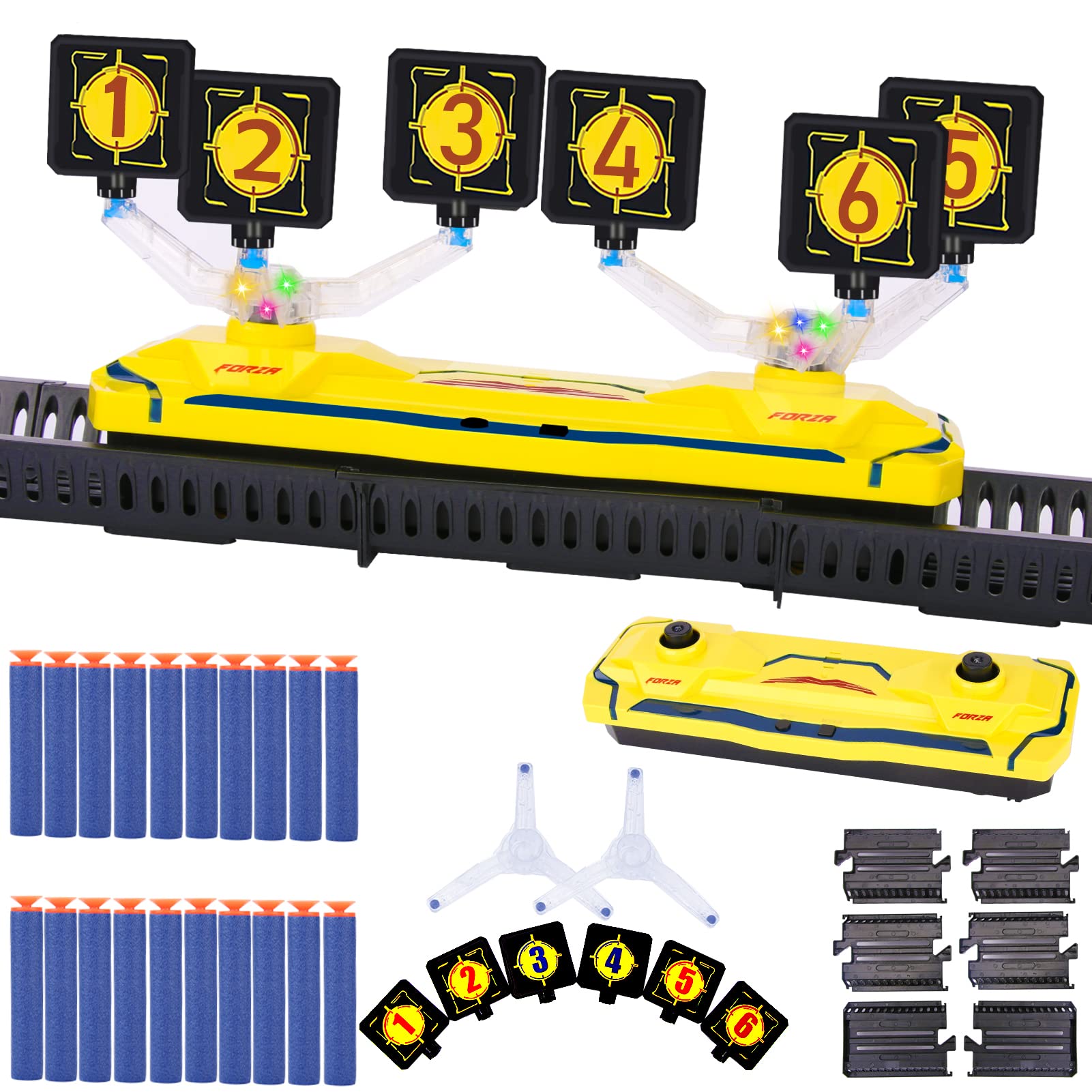 Buy CestMall Digital Shooting Targets with 20 Foam Dart Toy Shooting