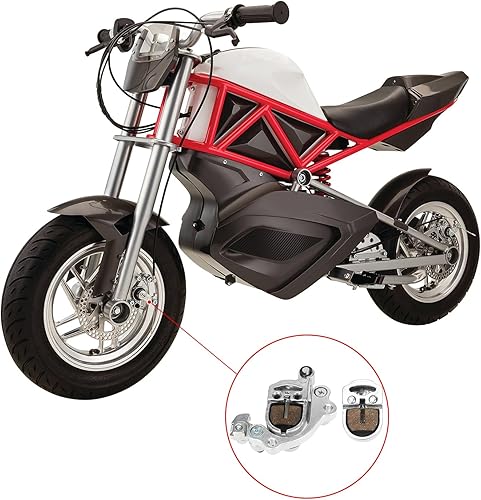 Miniatura 4 de KAMIER Pastillas de freno delanteras y traseras redondeadas de repuesto para Razor MX650 MX500 SX500 Mcgrath Dirt Bike Electric 4 Wheeler ATV Dirt