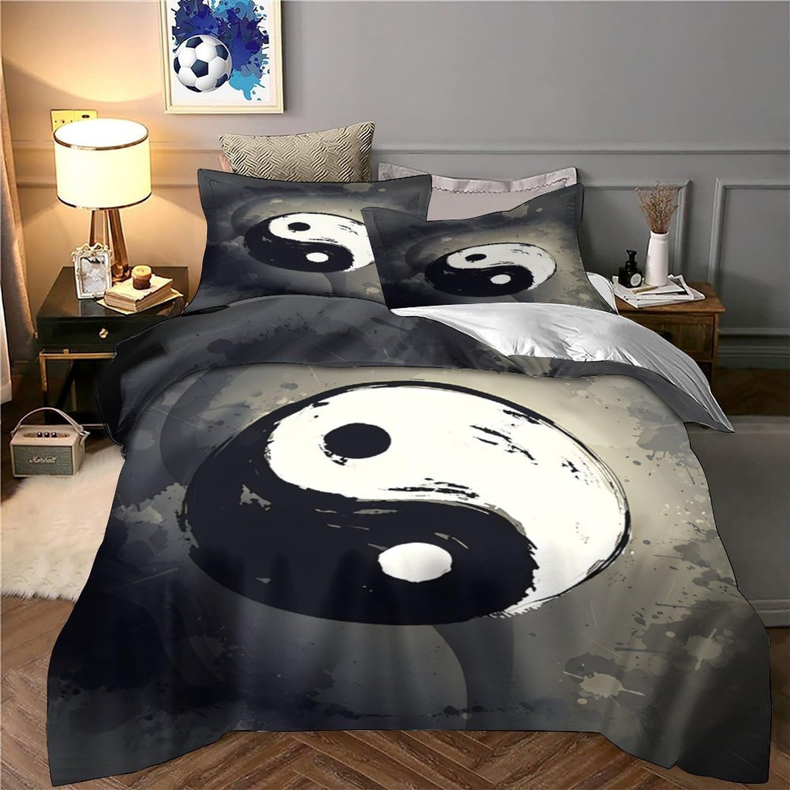 Controller Xbox Set Di Copripiumino Set di Biancheria da Letto morbida stampa 3D incluso federe Accessorio da gioco dal design elegante copripiumino for bambini e ragazze King（220x240cm）