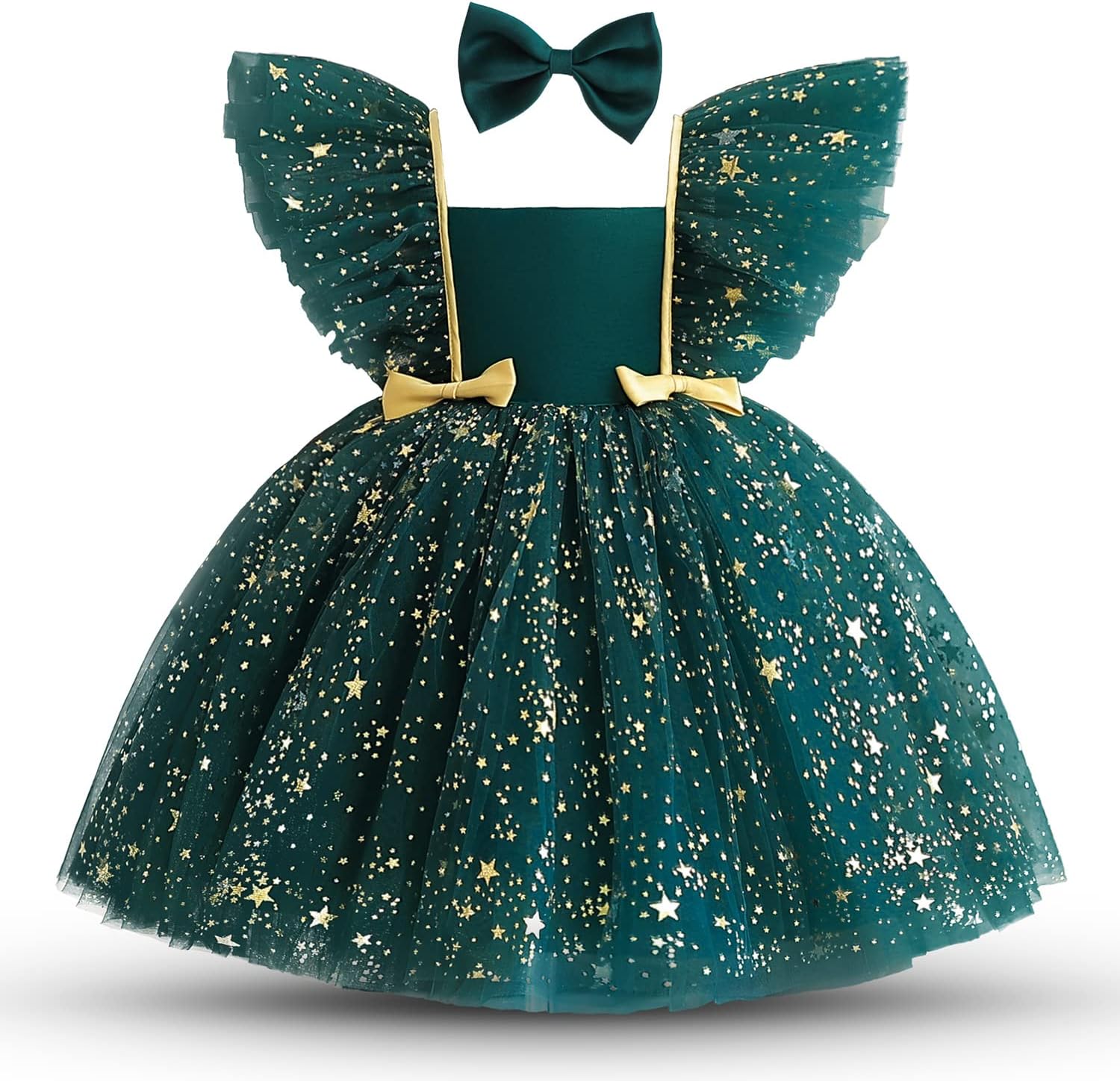 HNXDYY Baby Girl Party Tutu Dress Toddler Girl Sequins Wedding Pageant Ball Gown