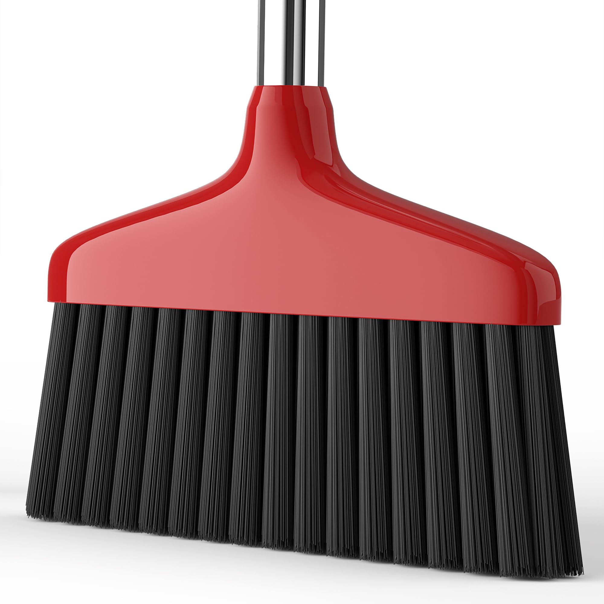 Nodirz Handy Broom, Indoor/Outdoor Brooms, Duty Kitchen Broom, for Home Garage Kitchen Office Courtyard Lobby Patio Lawn Concrete (1 Pack, Red, New) - Brooms | Mubboo