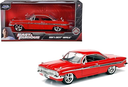 Miniatura 7 de Jada Toys Fast  Furious 8 - Vehículo de Dom Chevy Impala 124 moldeado a presión