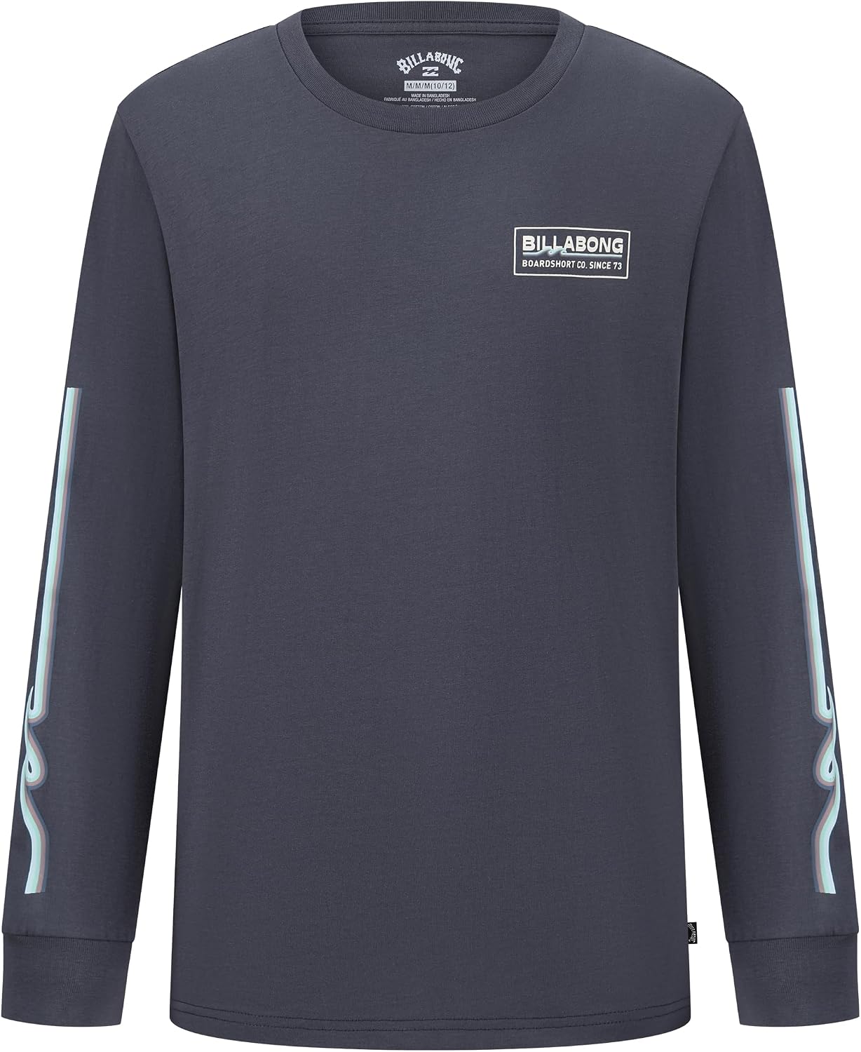 Billabong Boys' Premium Long Sleeve Logo Graphic T-Shirt, Regular Fit