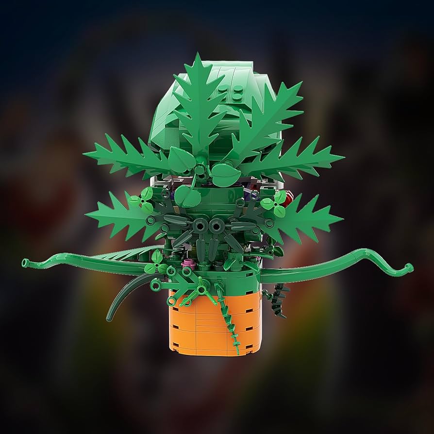 知育 ブロックAudrey II おもちゃ 組み立てキット ハロウィン Amazon.com: Generic Audrey II Horror Piranha Flower Building