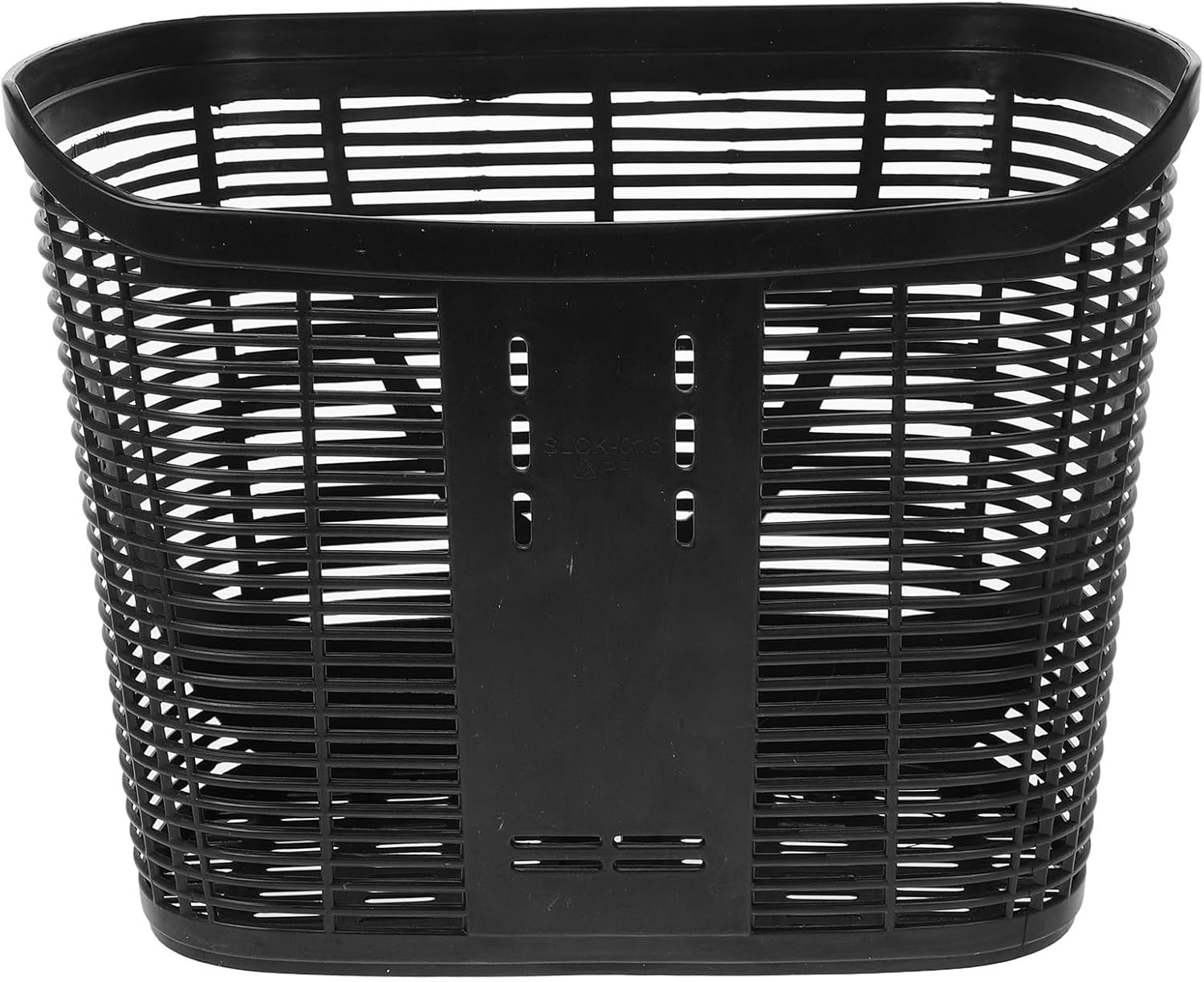Bike Basket for and Mobility Scooter Black Plastic Front and Rear Basket Attachment for Electric Bikes and Knee Scooters Suitable for Urban Commuting and Riding