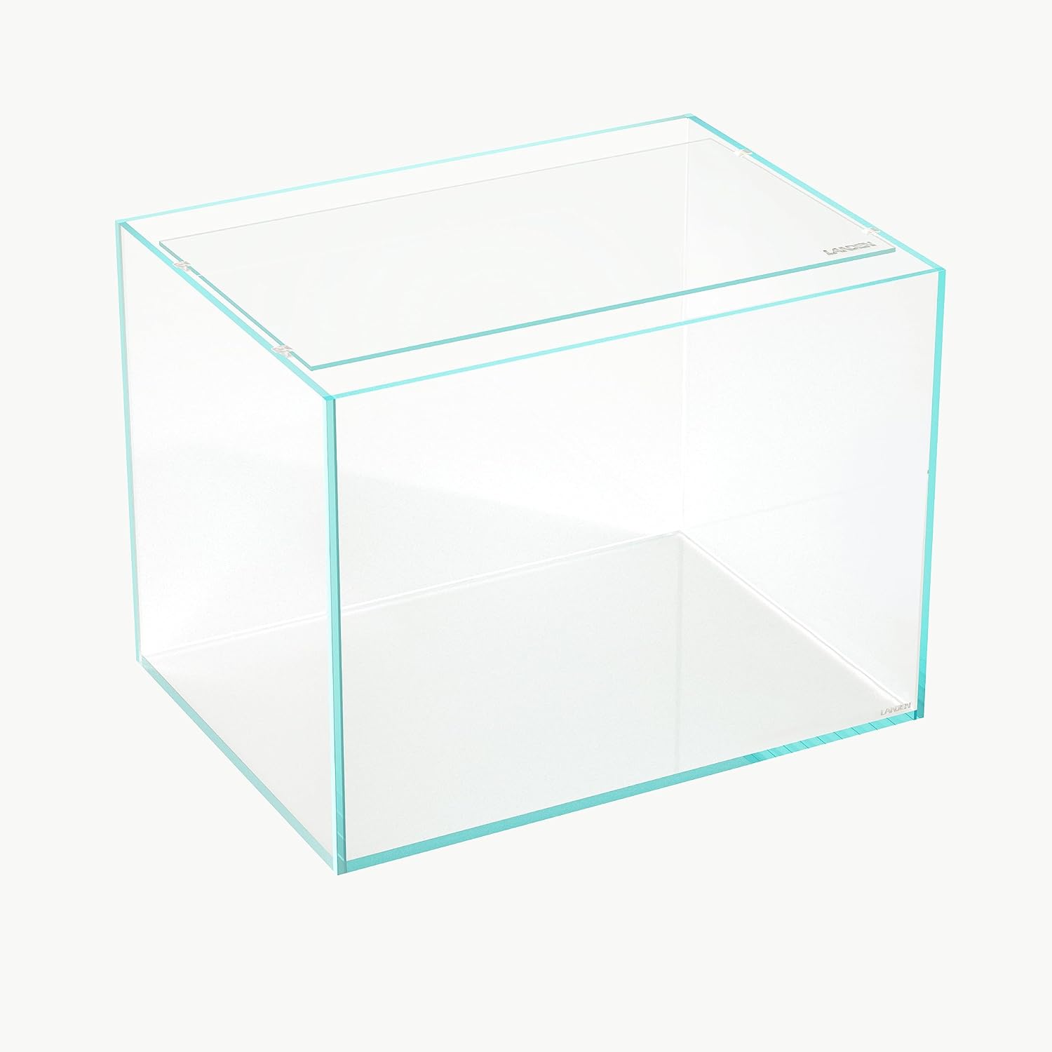 LANDEN 4mm Thick Clear Glass Aquarium Lid,Includes 4 Clips for Secure Placement, 576 x 352mm(22.68x13.86 inches) for 584-588 mm Inner Length Aquariums,Adapted to LANDEN SD604545,RF604540