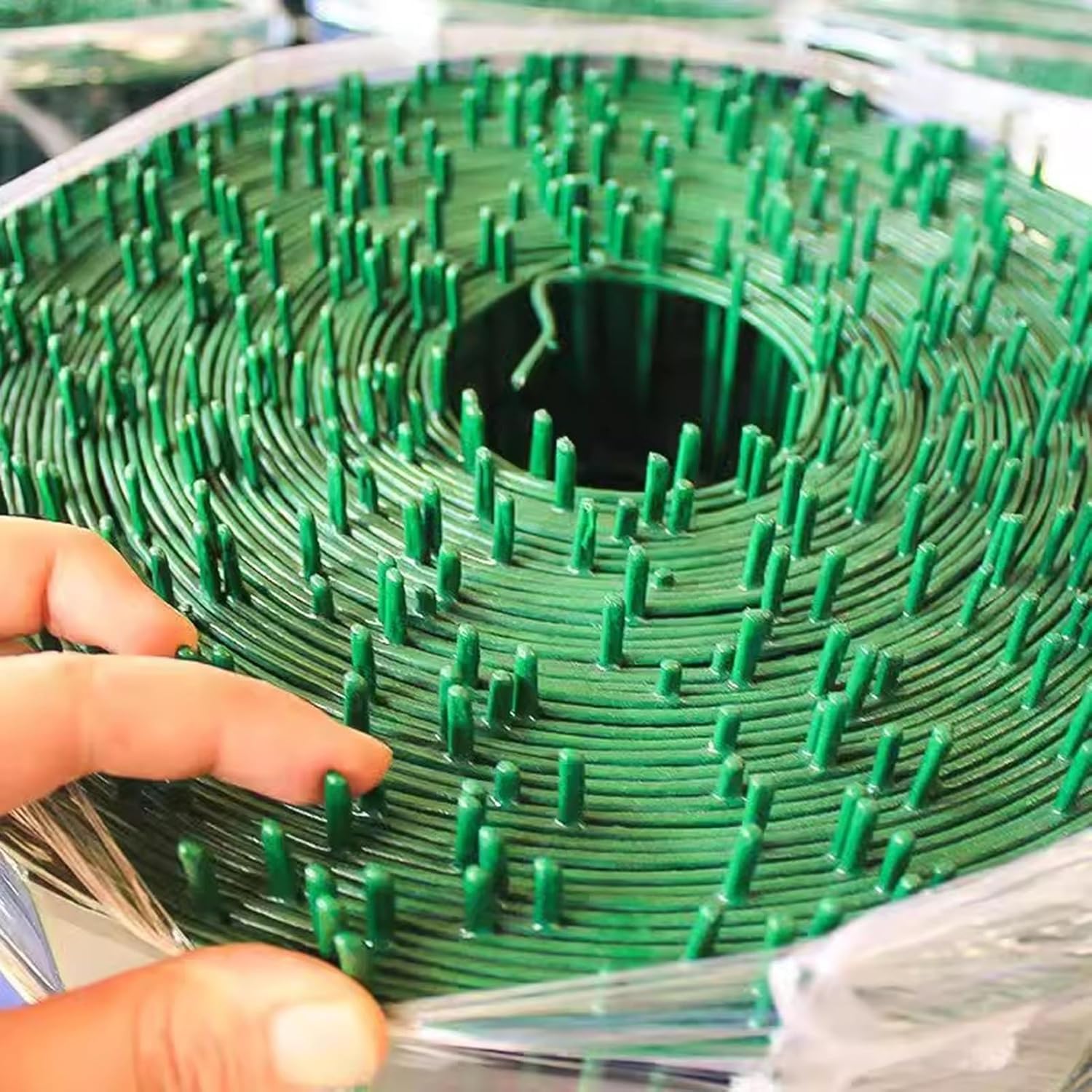 1 x 18 m - Rotolo di rete metallica resistente per recinzione di pollo, recinzione da giardino e recinti di animali domestici, ideale per gabbie per conigli, roditori piccoli, 1,8 mm