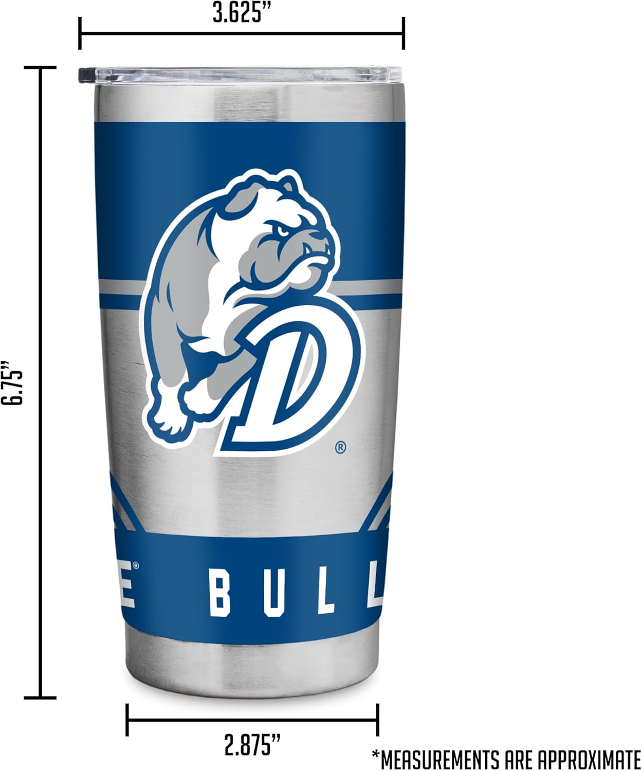 Rico Industries NCAA Reinhardt Eagles Standard 20oz Stainless Steel Tumbler with Lid - Great For Coffee, Tea, Water or Cocktails - Image 8