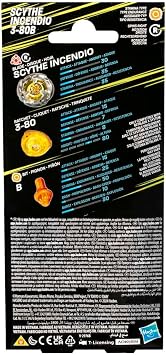 Beyblade X Scythe Incendio 3-80B Kreisel Booster Pack