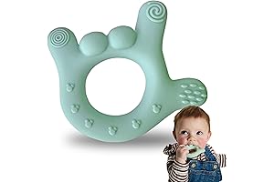 I Love You Silicone Hand Teether: Sooth Your Baby's Gums with Love and Comfort