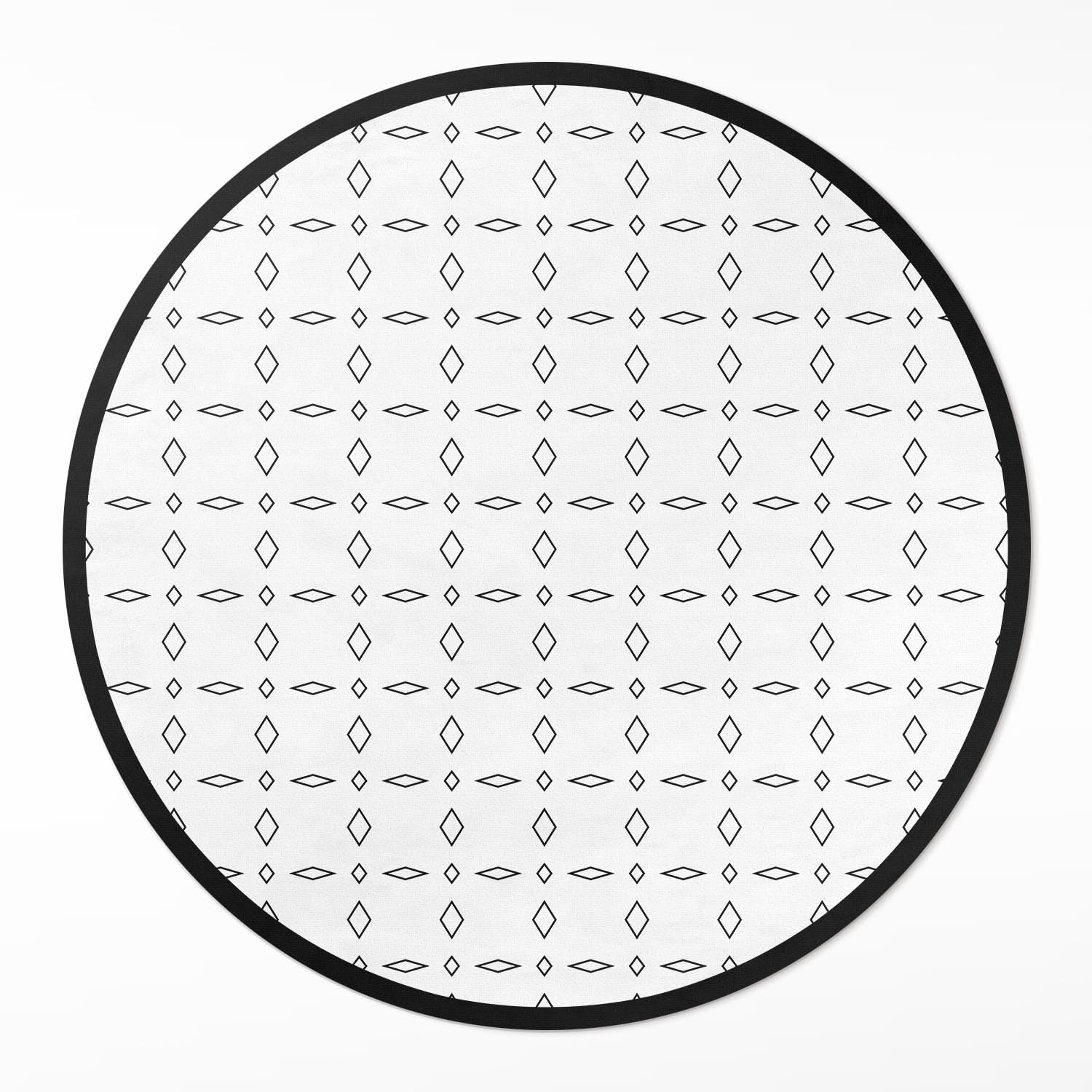 Tapis vinyle ø80 cm durable et élégant au design minimaliste pour intérieur