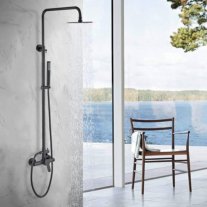 Buy MOSSON Outdoor Shower Faucet Matte Black SUS304 Shower Fixtures