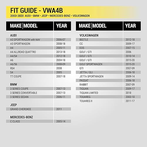 Vista 3 de Scosche VWA4B compatible con adaptador de antena amplificada Audi / BMW / VW de 2000 en adelante; potencia inyectada de +12 V