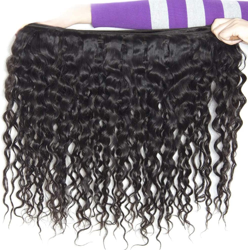 Deep Wave Bundles Human Hair, 16 Inch Water Wave Bundles, 12A Brazilian, 100% Unprocessed Virgin, Wet and Wavy, Double Weft - Image 4